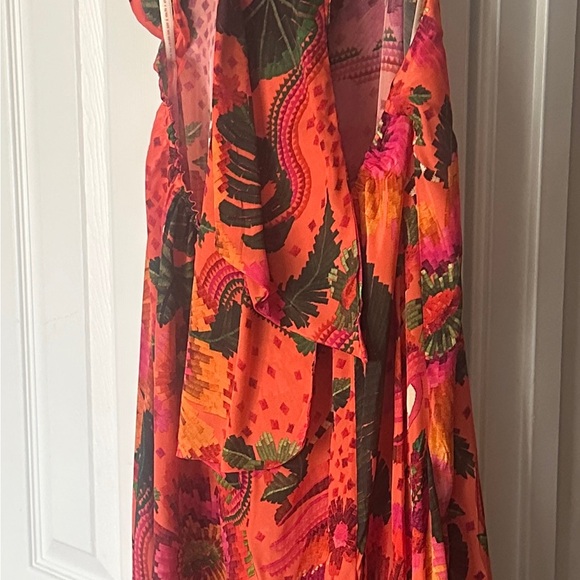 FARM Rio Vibrant Pink One Shoulder Maxi Dress - Picture 4 of 7